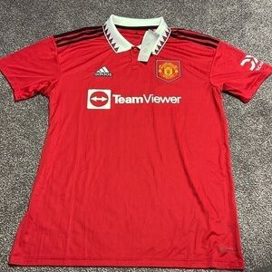 Adidas Manchester United 2022/23 Home Jersey - Red (H13881)